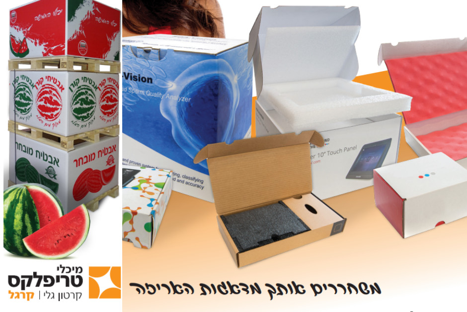 אריזות קרטון לתעשייה